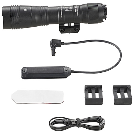 Streamlight 89009 ProTac 2.0  Black Anodized Aluminum, Rifle 250/2000 Lumens White LED, Bulb 266 Meters Beam, Picatinny Rail Mount