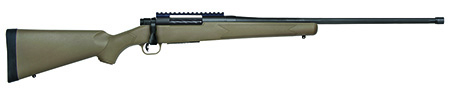 Mossberg 28170 Patriot Predator 7mm PRC 3+1 24" Matte Blued Threaded Barrel, Matte Blued Picatinny Rail Stainless Steel Receiver, Fixed Flat Dark Earth Synthetic Stock, Right Hand