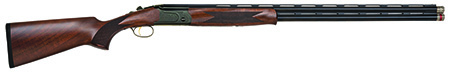 Mossberg 75481 Gold Reserve  Full Size 20 Gauge Break Open 3" 2rd 30" Blue Polished Over/Under Vent Rib Barrel, Black Polished Engraved Stainless Steel Receiver, Fixed Black Walnut Stock, Right Hand