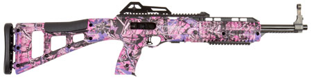 Hi-Point 3895TSPI 3895TS Carbine 380 ACP 10+1 16.50" Threaded Barrel, Country Girl Metal Finish, Country Girl Camo Fixed All Weather Skeletonized Stock  &  Polymer Grip
