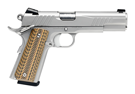 Savage Arms 67202 1911 Government 45 ACP 8+1 5" Stainless Steel Target Crown Barrel, Stainless Steel Serrated Slide, Matte Stainless Steel Frame w/Beavertail, Ambidextrous
