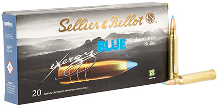 Sellier  &  Bellot SB300XA eXergy  300WinMag 180gr TAC EX Blue 20 Per Box/10 Case