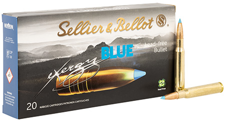 Sellier  &  Bellot SB3006XB eXergy  30 06Springfield 180gr TAC EX Blue 20 Per Box/12 Case