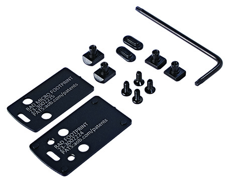Crimson Trace 013000054 CT RAD Mounting Kit CT RAD Footprint/Dovetail, S&W Shield/Shield Plus/Shield EZ/M & P/M & P 2.0