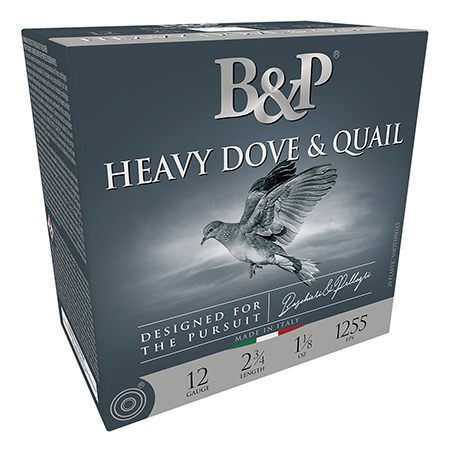 B & P 12B18D6 Heavy Dove  &  Quail  12Gauge 2.75" 1 1/8oz 6Shot 25 Per Box/10 Case