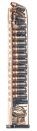 ETS Group SMKGLK2130 Pistol Mags  30rd Extended 45 ACP Compatible w/Glock 21/30/41 Smoke Polymer