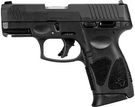 Taurus 1G3C4031 G3C  Compact Frame 40 S&W 10+1 3.26" Matte Stainless Steel Barrel, Matte Black Tenifer Serrated Steel Slide, Black Polymer Frame w/Picatinny Rai,l Black Polymer Grip, Right Hand