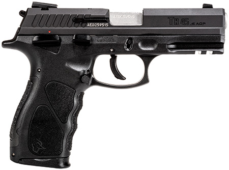 Taurus 1TH45041 TH  Full Size 45 ACP 13+1 4.27" Matte Stainless Steel Barrel, Matte Black Serrated Slide, Black Polymer Frame w/Picatinny Rail, Black Interchangeable Backstrap Grip Right Hand
