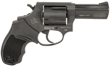 Taurus 2605P31 605 T.O.R.O. Small Frame 357 Mag/38 Special +P 5rd 3" Matte Black Stainless Steel Barrel, Cylinder  &  Frame, Extended Ejector Rod, Black Rubber Grip, Transfer Bar Safety, Optics Ready