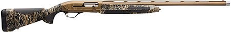Browning 011747205 Maxus II Wicked Wing 12 Gauge 3.5" 4+1 (2.75") 26" Burnt Bronze Cerakote Barrel/Rec, Realtree Max-7 Camo Stock w/SoftFlex Cheek Pad  &  Overmolded Grip Panels