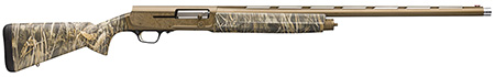 Browning 0119112005 A5 Wicked Wing 12 Gauge 26" Barrel 3.5" 4+1,  Burnt Bronze Cerakote/Rec, Realtree Max-7 Camo Synthetic Stock With Close Radius Pistol Grip