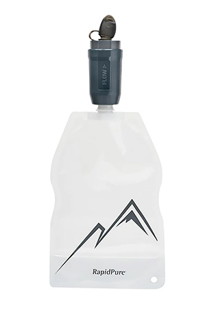 RapidPure 01600111 Purifier + Multi-Use System Black/Clear Plastic, 17" x 4.9" x 2.4", Includes Universal POD Adapter