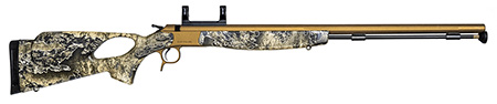 CVA PR2037NM Optima V2 Long Range 50 Cal 209 Primer 28" Fluted, Burnt Bronze Barrel/Rec, Realtree Excape Ambi Thumbole Stock, Quick-Release Breech Plug, DuraSight Scope Mount