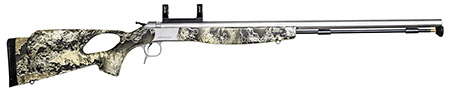 CVA PR2038SM Optima V2 Long Range 50 Cal 209 Primer 28" Matte Stainless Barrel, Drilled  &  Tapped Stainless Steel Receiver, Fixed Thumbhole Realtree Excape Synthetic Stock, DuraSight Dead-On Rail