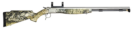 CVA PR2040SM Optima V2 50 Cal 209 Primer 26" Stainless Fluted Barrel, Drilled  &  Tapped Stainless Steel Receiver, Fixed Realtree Excape Synthetic Stock,  DuraSight Dead-On Rail