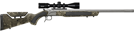 CVA PR6223NSC Accura MR-X 50 Cal 209 Primer 26" Sniper Gray Cerakote Fluted Threaded Barrel, TrueTimber Strata Adj Comb Synthetic Stock KonusPro
