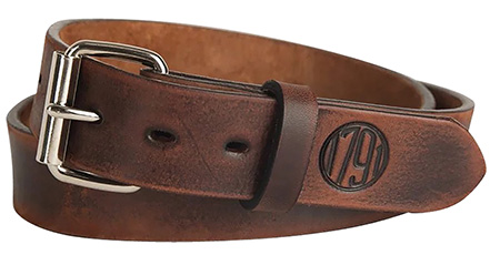 Uncle Mikes-leather(1791) BLTUM28/32DBR Gun Belt  Dark Brown Leather 28/32 1.50" Wide Buckle Closure