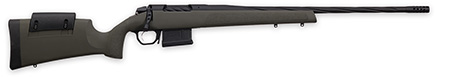 Weatherby 3WRXP240WR6B 307 Range XP 240 Wthby Mag 5+1 24" Fluted, Black Barrel/Rec, OD Green Synthetic Stock with Adj. Cheek Rest, Accubrake Muzzle Brake, TriggerTech Trigger