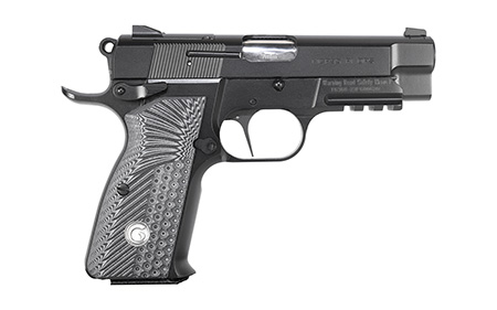 EAA GIRSAN 390446 MC P35PI OPS 9mm Luger 15+1 3.88" Matte Black Optic Ready/Serrated Steel Slide, Matte Black Steel Frame w/Accessory Rail  &  Beavertail Black Textured G10 Grips Ambidextrous