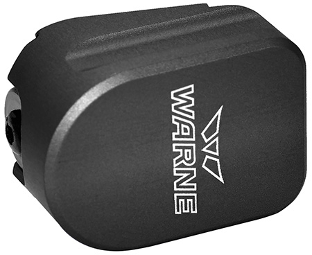 Warne 3306 Magazine Extension  Black, +3 (9mm Luger), +4 (40S&W), for S&W M & P 9/40