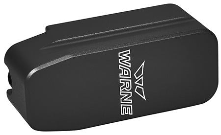 Warne 5001 Magazine Extension  Extension PMAG 556 5rd Compatible w/ PMAG 30 Round Magazines Black Hardcoat Anodized Aluminum