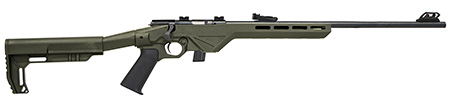 Citadel CIT22LRBLTODG Trakr  22 LR 10+1 18" Blued Steel Barrel  &  Receiver, OD Green Synthetic Stock