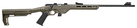 Citadel CIT22LRBLTFDE Trakr  22 LR 10+1 18" Blued Steel Barrel  &  Receiver, Flat Dark Earth Synthetic Stock