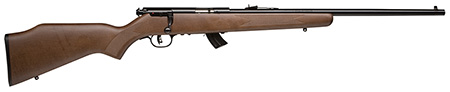 Savage Arms 20700 Mark II G Full Size 22 LR 10+1 21" Matte Black Sporter Barrel, Matte Black Drilled  &  Tapped Carbon Steel Receiver, Satin Brown Fixed Wood Stock, Right Hand