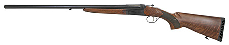 Iver Johnson Arms IJ800-28 IJ800  Full Size 12 Gauge Break Open 3" 2 Shot 28" Black Side By Side Barrel, Black Steel Receiver, Fixed Walnut Wood Stock, Ambidextrous