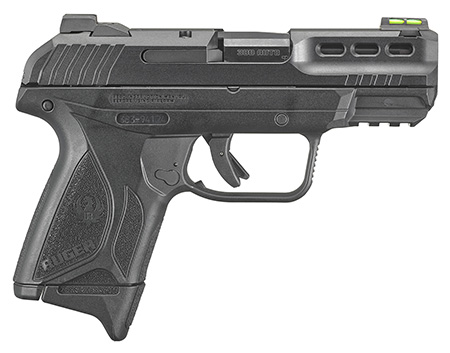 Ruger 3855 Security-380  380 ACP 10+1 3.42" Black Oxide Barrel, Black Serrated Steel Slide, Black Polymer Frame w/Accessory Rail, Black Polymer Grips