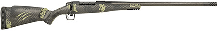 Fierce Firearms ROG300PRC22BF Carbon Rogue  Full Size 300 PRC 3+1 22" Carbon Fiber Hand Lapped/Match Grade Threaded Barrel, Black Cerakote Steel Receiver, Forest Camo Fierce Rogue Carbon Fiber Stock