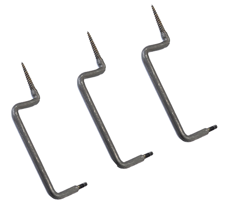 Stealth Cam STCTS3PK Tree Screw Mounts Compatible With 1/4"-20 thread adapter Black 3 Per Pkg