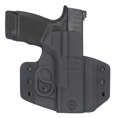 C & G Holsters 0950100 Covert  OWB Black Kydex Belt Loop Fits Springfield Hellcat Right Hand
