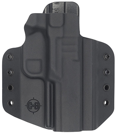 C & G Holsters 1696100 Covert  OWB Black Kydex Belt Loop Fits FN 509/T Right Hand