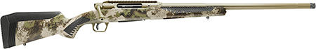 Savage Arms 58026 Impulse Big Game 300 Win Mag 2+1 24" Threaded, Hazel Green Barrel/Rec, Woodland Camo AccuStock with AccuFit, Includes Detachable Box Mag