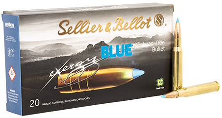 Sellier  &  Bellot SB3006XA eXergy  30-06Springfield 165gr TAC EX Blue 20 Per Box/12 Case