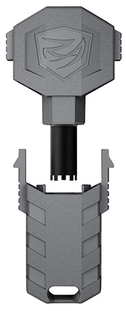 Real Avid AVARFSAPRO Front Sight Adjuster Pro Black/Gray for 4  &  5 Pin Sight (AR-15)
