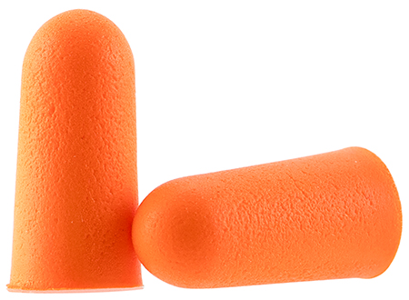 Walker's GWPFP50PK Foam Ear Plugs  Disposable Foam 32 dB Orange 50 Pair