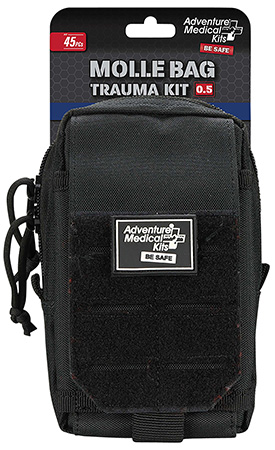 Adventure Medical Kits 20640301 MOLLE Bag Trauma Kit 0.5 Stop Bleeding Black