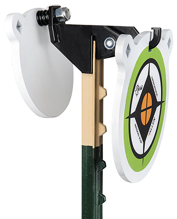 EZ-Aim 15634 Fence Topper Gong Hook  &  Recoil Spring  Black/Brown Steel 7"