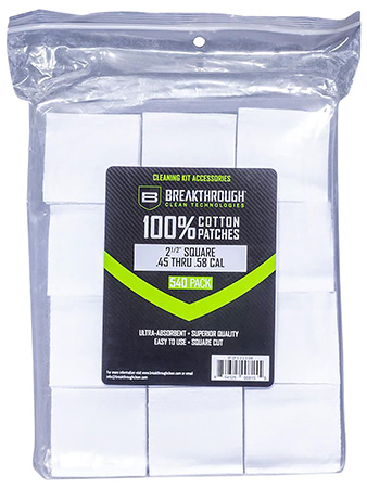 Breakthrough Clean BTCPS212540 Square Patches 45/54 Cal 540 pieces