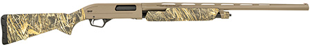 Winchester Repeating Arms 512432291 SXP Hybrid Hunter 12 Gauge 3.5" 4+1 (2.75") 26", FDE Barrel/Rec, Realtree Max-7 Furniture, Fiber Optic Sight, Includes 3 Invector-Plus Chokes