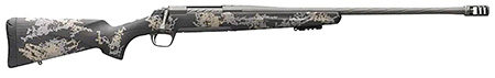 Browning 035583298 X-Bolt Mountain Pro SPR 7mm PRC 3+1 20" Steel Fluted Sporter Barrel, Tungsten Gray Cerakote Steel Receiver, Accent Graphic Black/ Carbon Fiber Stock, Right Hand