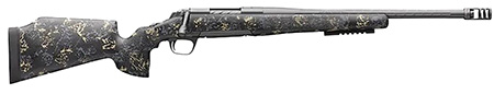 Browning 035584288 X-Bolt Pro McMillan LR SPR 28 Nosler 3+1 22" Fluted, Carbon Gray Barrel/Rec, Sonora Carbon Ambush Camo Fixed McMillan Game Warden 2.0 Stock, Recoil Hawg Muzzle Brake