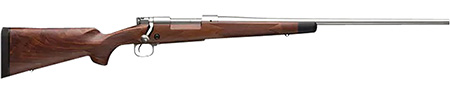 Winchester Repeating Arms 535235236 Model 70 Super Grade Full Size 338 Win Mag 3+1 26" Matte Stainless Steel Barrel, Matte Stainless Receiver, Fixed Satin Fancy Walnut Stock, Right Hand
