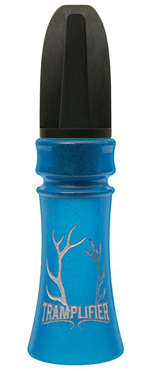 Primos 951 Tramplifier Long Range Open Call Single Reed Calf/Cow Sounds Attracts Elk Black Acrylic