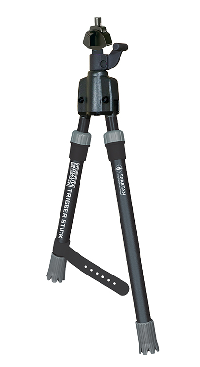 Primos 65828 Trigger Stick  Short 12"-16.50", Black, Spartan Precision Magnetic Attachment System