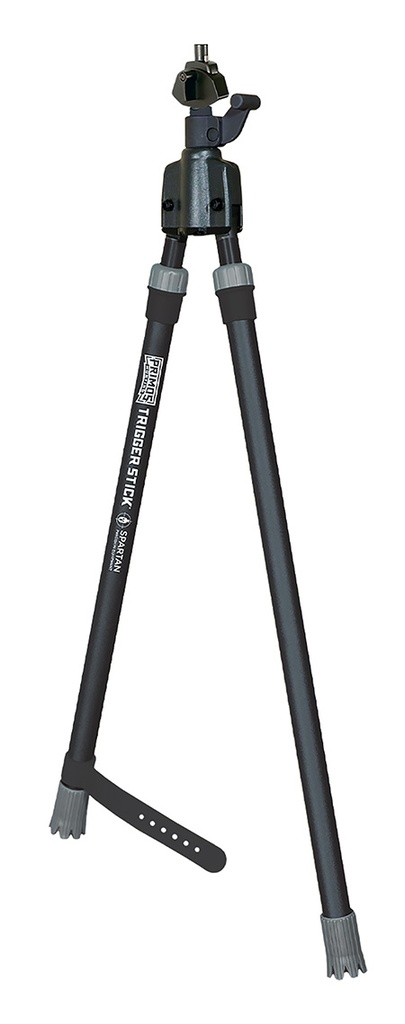 Primos 65829 Trigger Stick  Medium 21.50"-40", Black, Spartan Precision Magnetic Attachment System