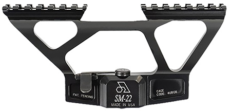 Arsenal SM22 AK Scope Mount SAM7K Series  Black Anodized 0 MOA