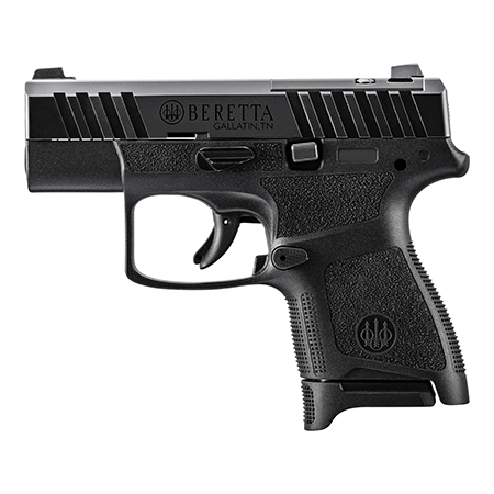 Beretta USA JAXN9208A1CO APX A1 Carry Micro-Compact Frame Frame 9mm Luger 8+1 3" Blued Steel Barrel, Black Optic Cut Serrated Steel Slide, Black Polymer Frame, Polymer Grip